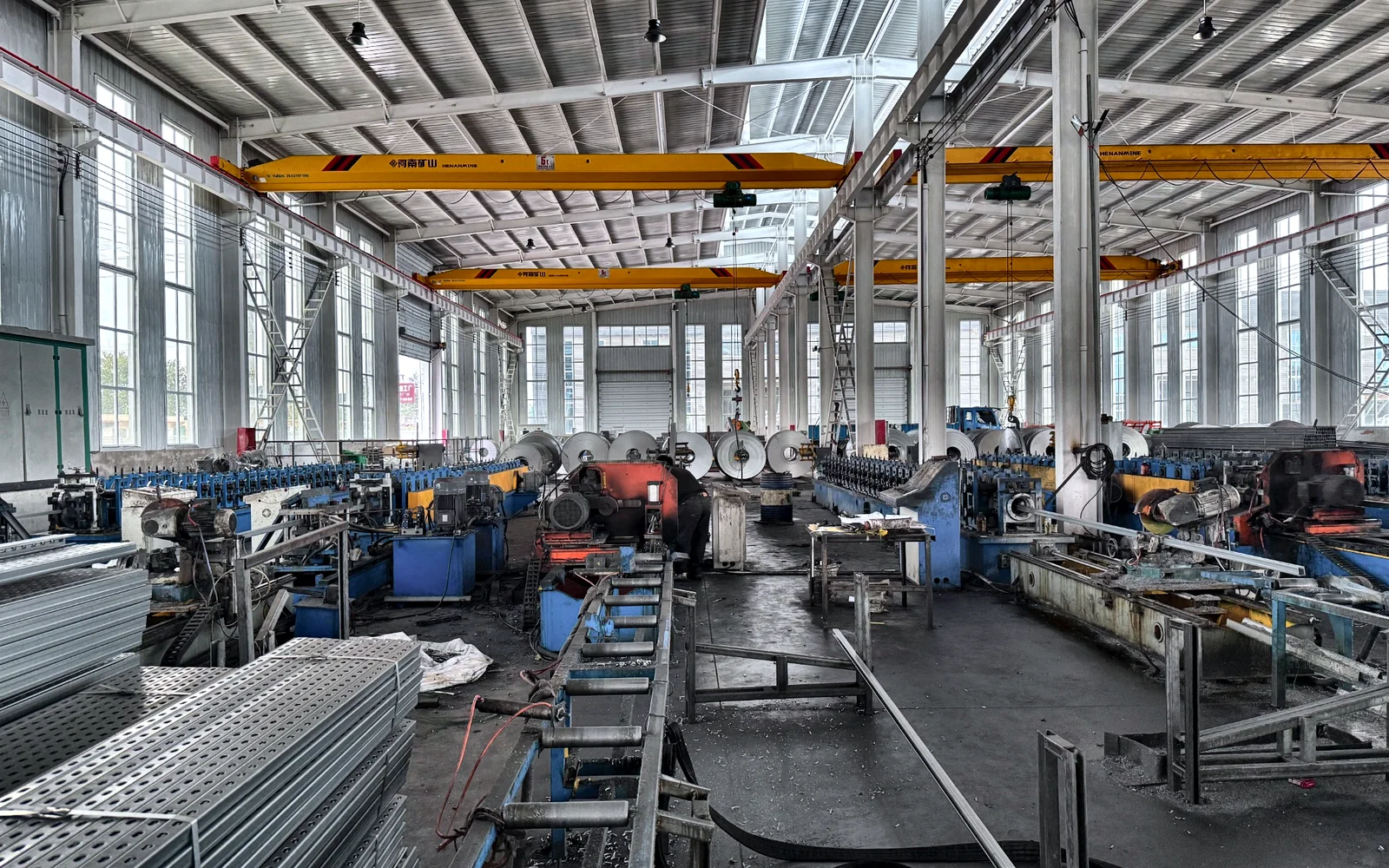 KAZIK solar mounting channel production line in Handan, China